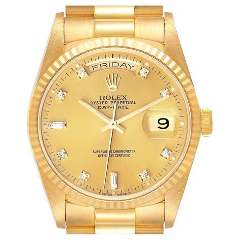 rolex day-date 36 oro giallo|rolex 18 ct watch.